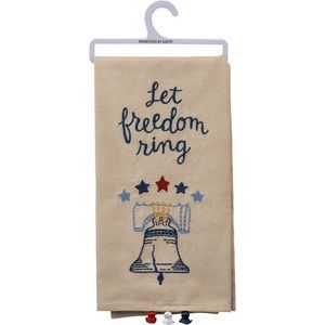 Dish Towel - Let Freedom Ring America USA July 4th